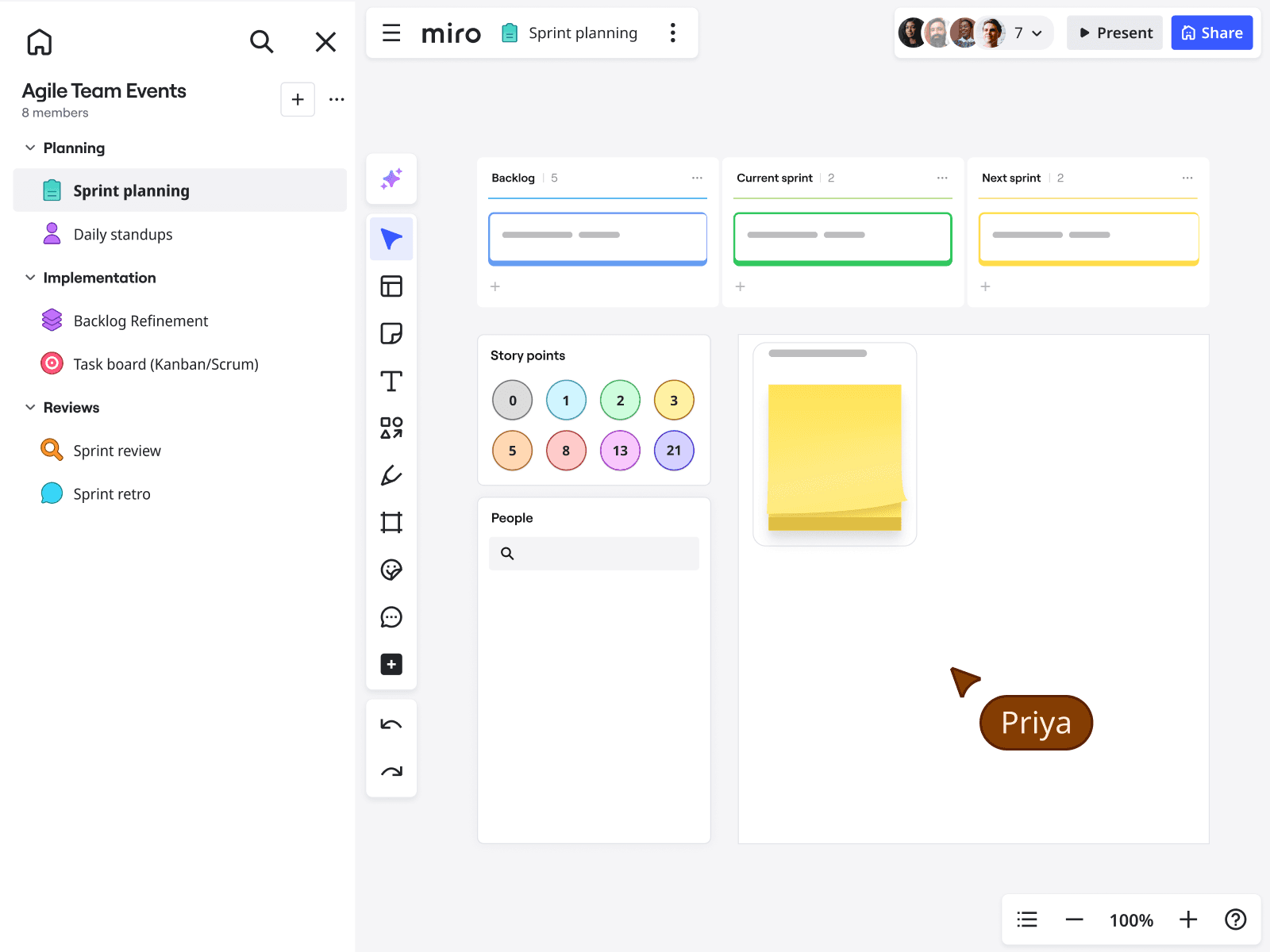 Agile templates for faster teamwork